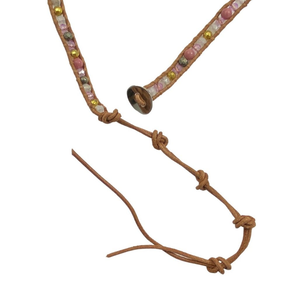 Wrap Bracelet Beads & Leather - Picture 3 of 4
